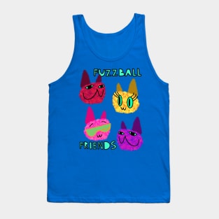 Fuzzy Cats FFF Fuzzball Friends Forever Tank Top